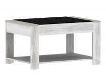 Стол журнальный "Кварт" Стекло/МДФ